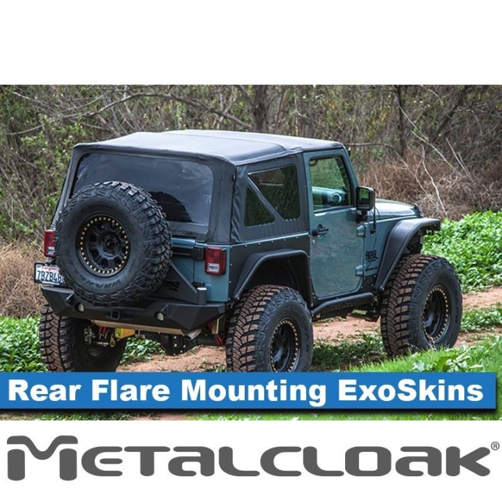 ExoSkin mocowanie poszerzeń Metalcloak Jeep Wrangler JK - ujęcie 3