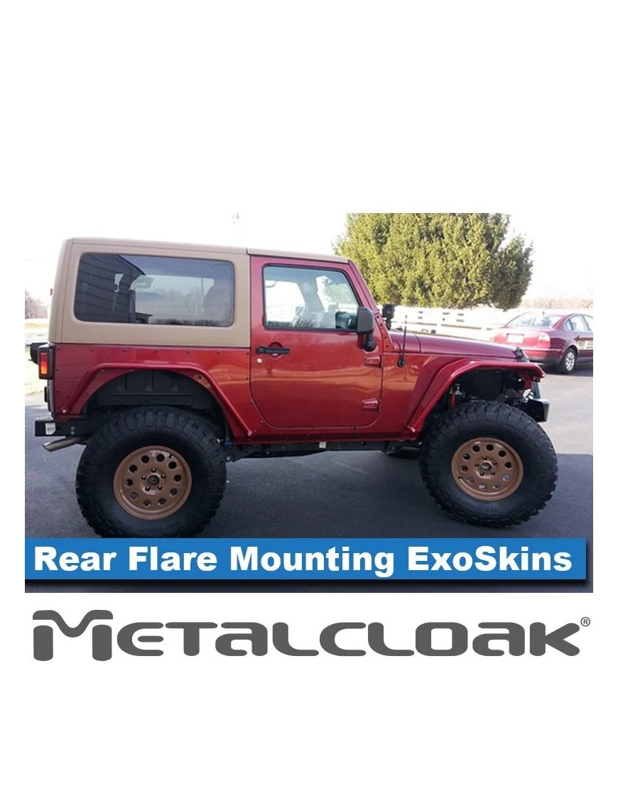 ExoSkin mocowanie poszerzeń Metalcloak Jeep Wrangler JK | Szekla4x4.pl