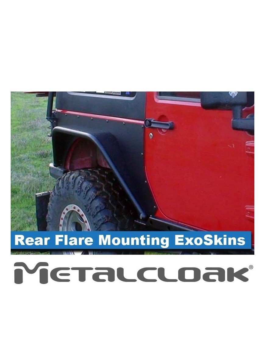 ExoSkin mocowanie poszerzeń Metalcloak Jeep Wrangler JK | Szekla4x4.pl