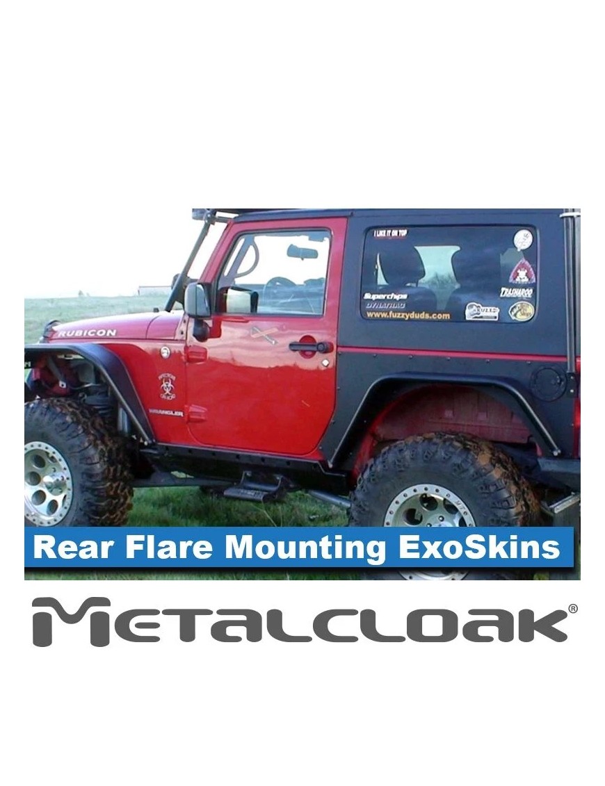 ExoSkin mocowanie poszerzeń Metalcloak Jeep Wrangler JK | Szekla4x4.pl