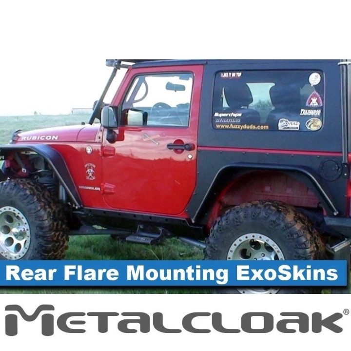ExoSkin mocowanie poszerzeń Metalcloak Jeep Wrangler JK - ujęcie 6