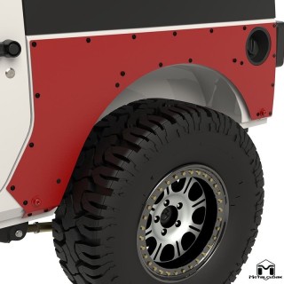 ExoSkin mocowanie poszerzeń Metalcloak Jeep Wrangler JK - ujęcie 2