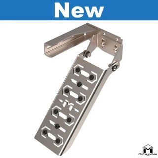 Dead Pedal Jeep Wrangler JK JKU Stainless Steel | Podstopnica METALCLOAK