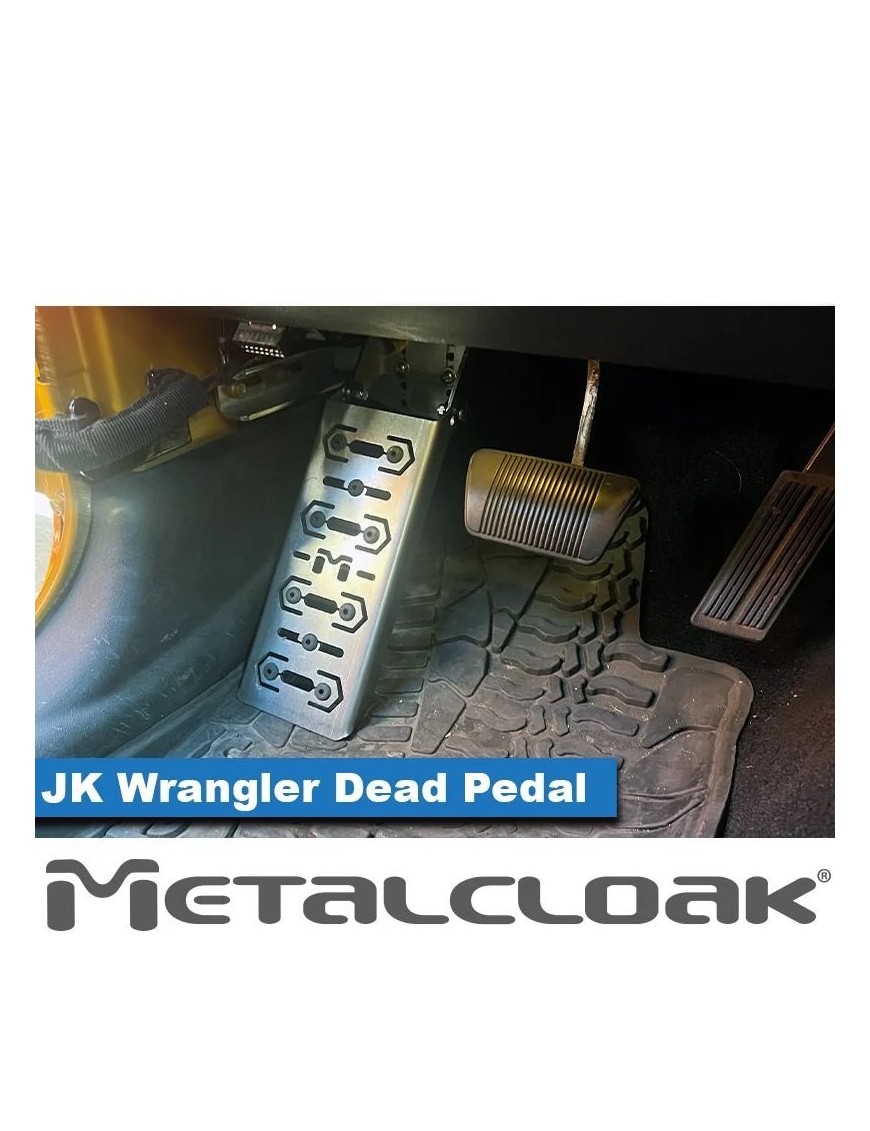 Dead Pedal Jeep Wrangler JK JKU Stainless Steel | Podstopnica | Szekla4x4.pl