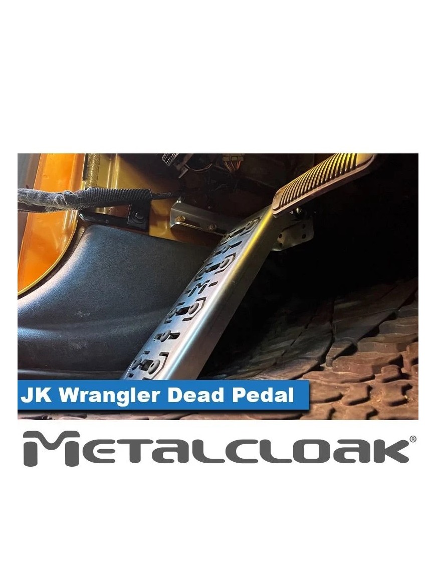 Dead Pedal Jeep Wrangler JK JKU Stainless Steel | Podstopnica | Szekla4x4.pl