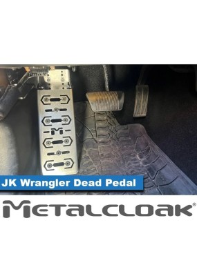 Dead Pedal Jeep Wrangler JK JKU Stainless Steel | Podstopnica | Szekla4x4.pl