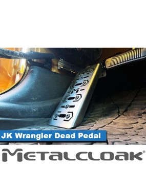 Dead Pedal Jeep Wrangler JK JKU Stainless Steel | Podstopnica | Szekla4x4.pl