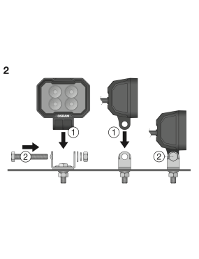 Lampa robocza LED Rect WL VX80-WD | Szekla4x4.pl