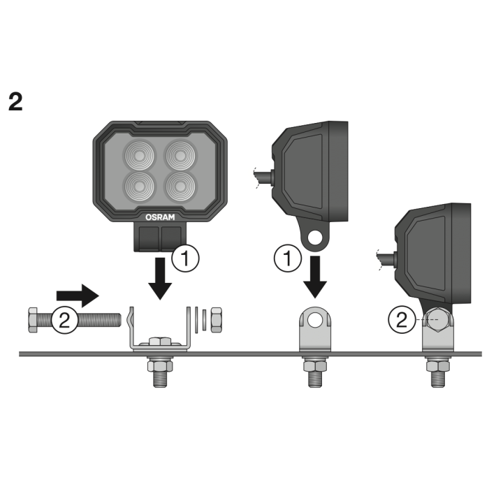 Lampa robocza LED Rect WL VX80-WD OSRAM - ujęcie 15