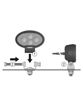 Lampa robocza LED Oval WL VX100-WD | Szekla4x4.pl