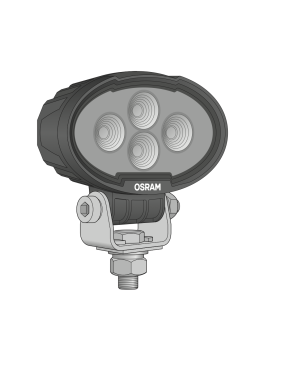 Lampa robocza LED Oval WL VX100-WD | Szekla4x4.pl