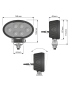 Lampa robocza LED Oval WL VX150-WD