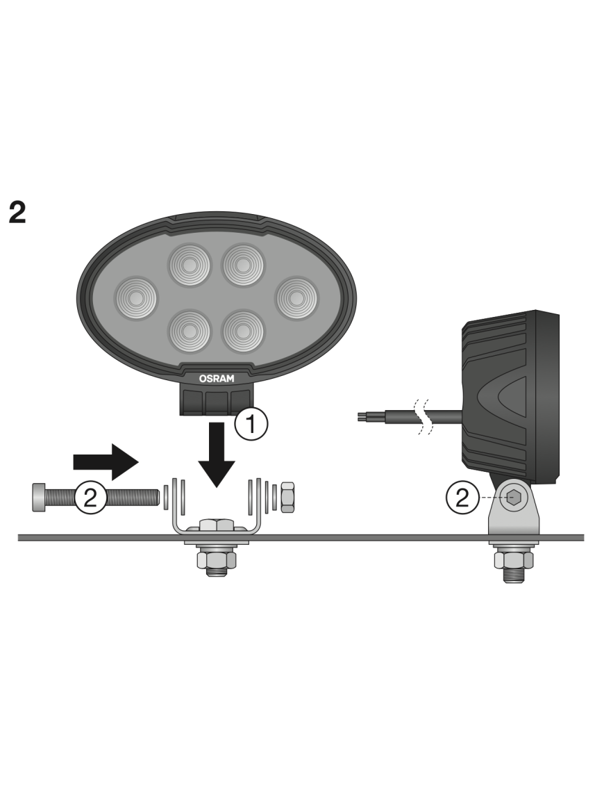 Lampa robocza LED Oval WL VX150-WD | Szekla4x4.pl