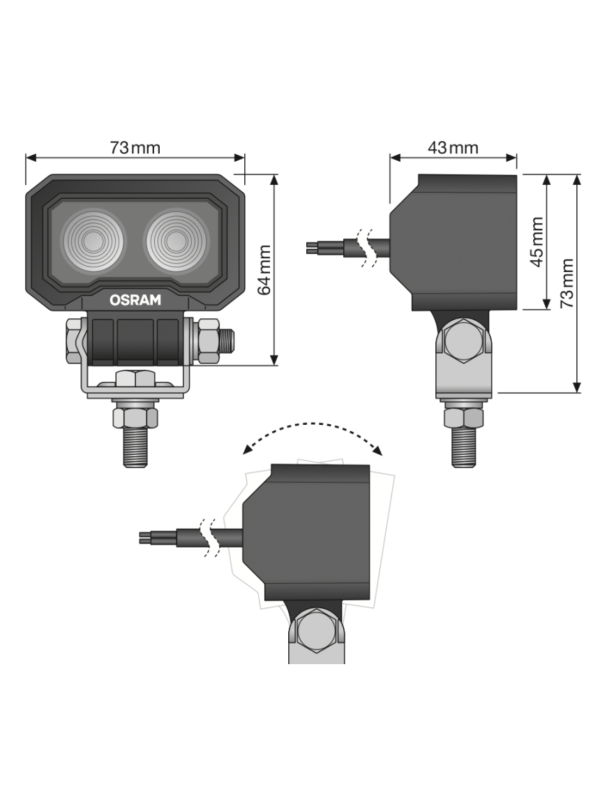 Lampa Robocza WL VX80-WD | Szekla4x4.pl