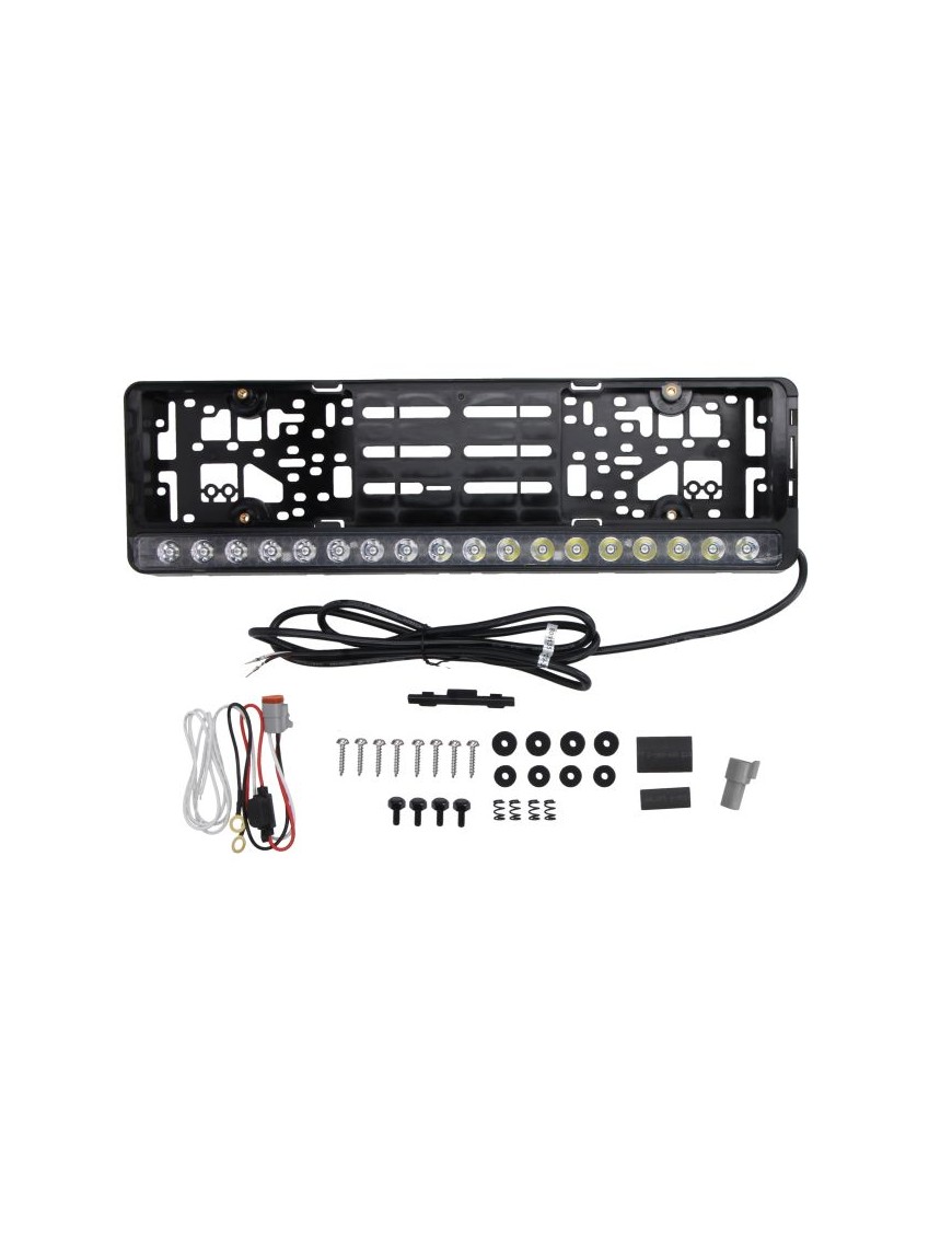 Ramka Tablicy Rejestracyjne z LED 7800 lm | Szekla4x4.pl