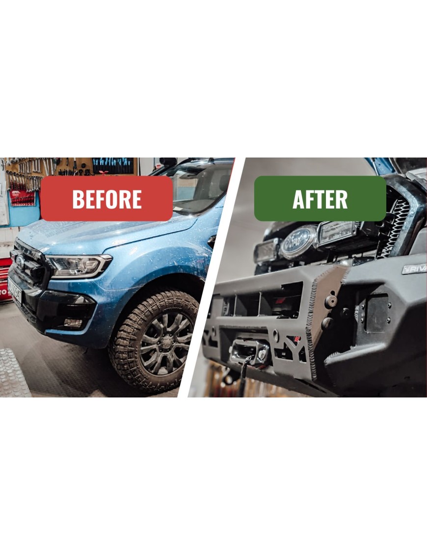 Zderzak Rival przedni Ford Ranger 2011-2015 2015-2022 Ranger III i IV TUV | Szekla4x4.pl