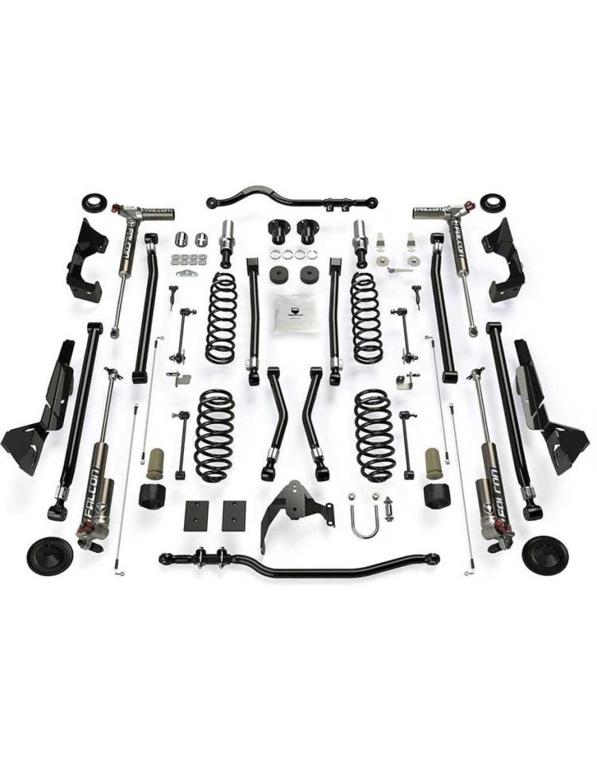 Zestaw zawieszenia Alpine CT4 z amortyzatorami Falcon 3.3 Fast Adjust Piggyback TeraFlex Lift 4"