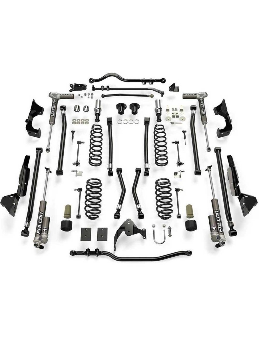 Zestaw zawieszenia Alpine CT6 z amortyzatorami Falcon 3.1 Piggyback TeraFlex Lift 6"