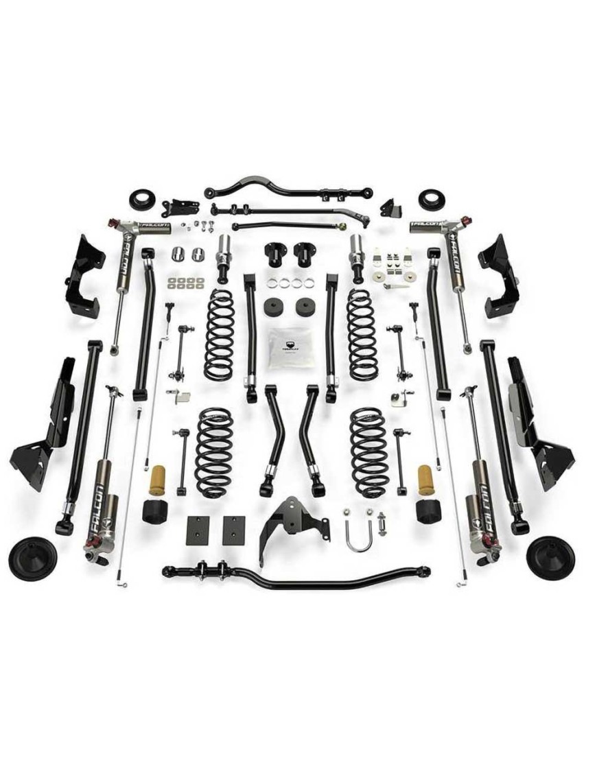 Zestaw zawieszenia Alpine CT6 z amortyzatorami Falcon Fast Adjust 3.3 Piggyback TeraFlex Lift 6"