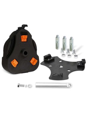 Pojemnik na akcesoria Cam Can Czarny z Uchwytem pojedynczym Daystar