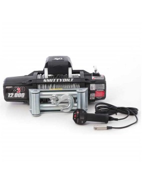 Wyciągarka z liną stalową i pilotem bezprzewodowym 12000 lbs Smittybilt X20 GEN2