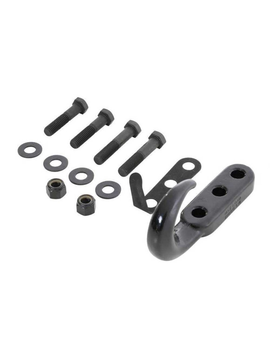 Zestaw hak, zaczep stalowy black Smittybilt