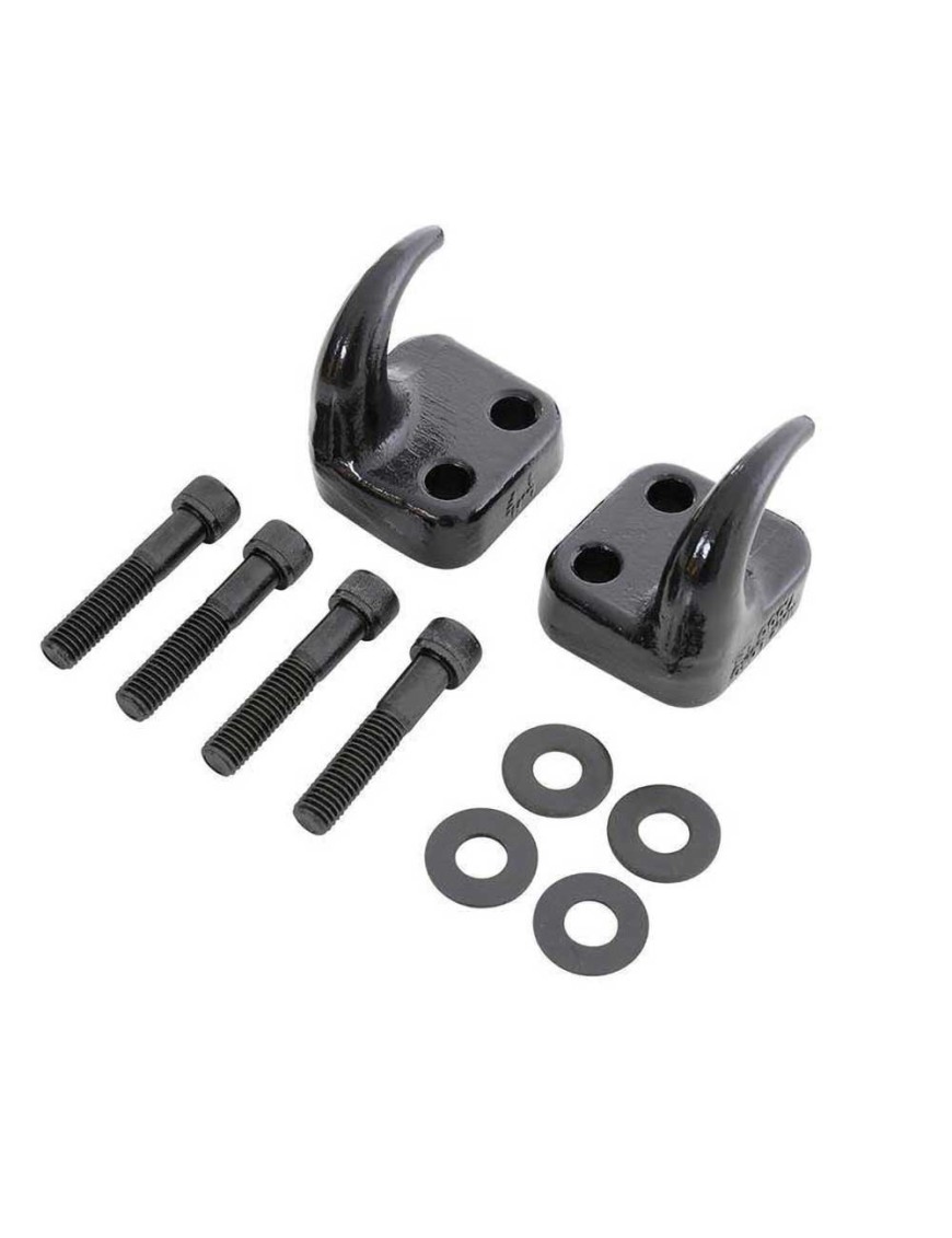 Haki, zaczepy przód black Smittybilt