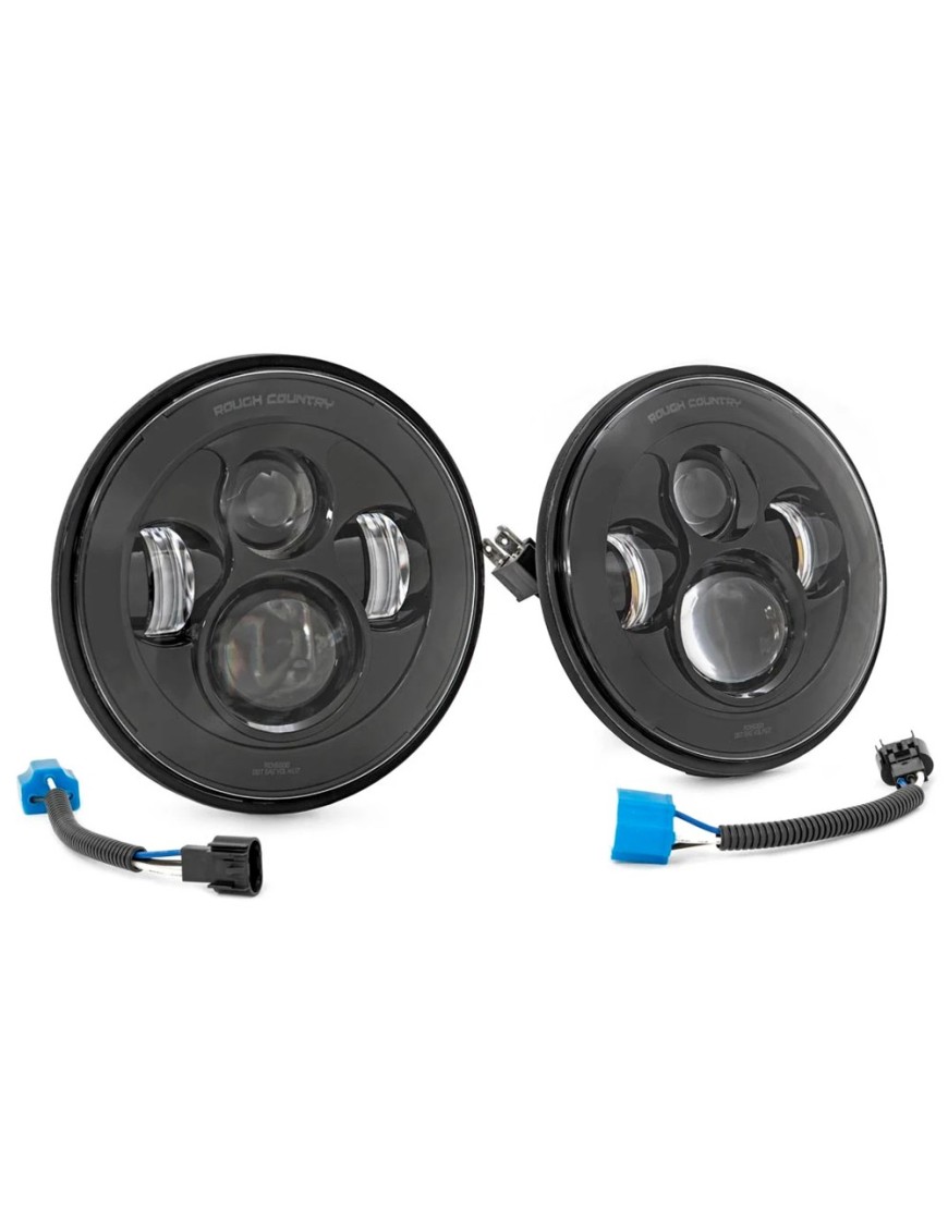 Reflektory LED 7" przód Rough Country