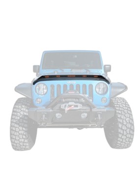 Listwa z lampami obrysowymi LED amber Husky Liners Aeroskin Lightshield Pro