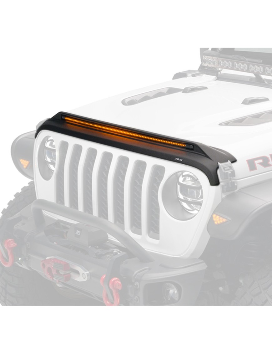 Listwa z lampami obrysowymi LED amber Husky Liners Aeroskin Lightshield Pro
