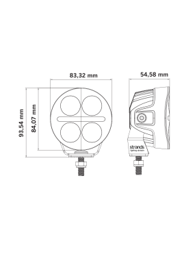 Lampa NUUK D-LINE MC WORK LIGHT 39W | Szekla4x4.pl