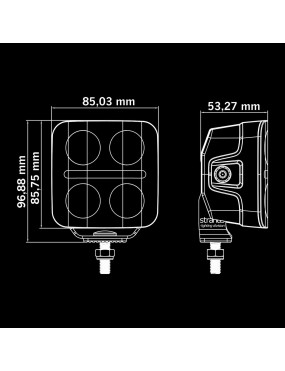 Lampa LED NUUK D-LINE QB WORK LIGHT 39W | Szekla4x4.pl