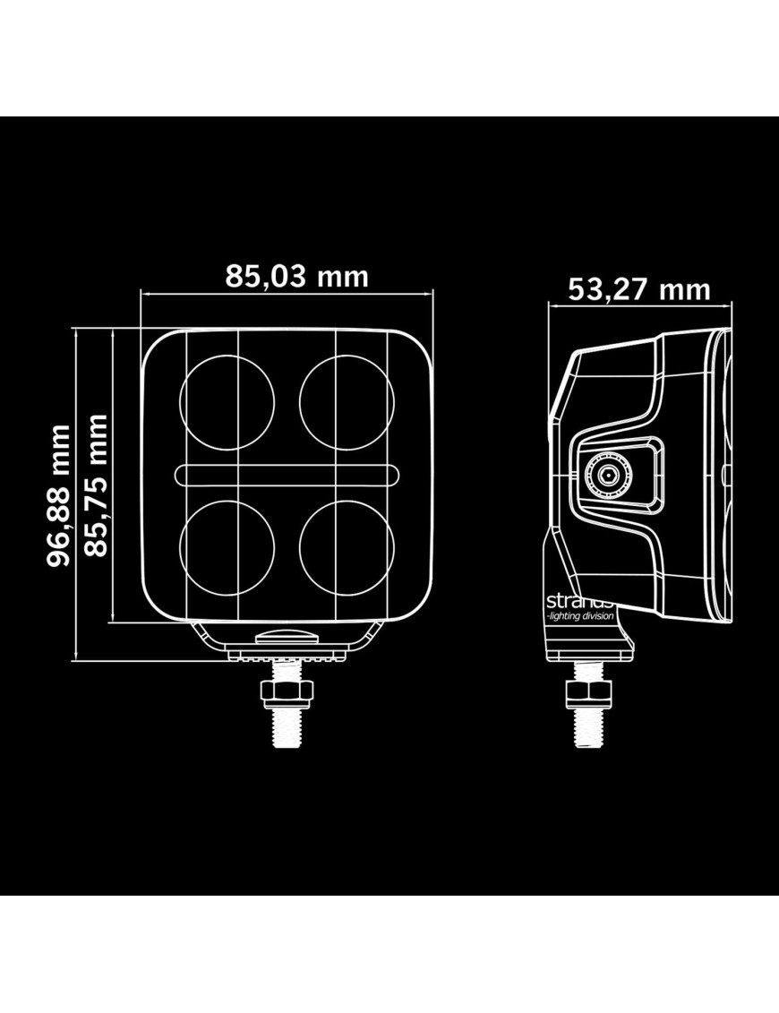 Lampa LED NUUK D-LINE QB WORK LIGHT 39W | Szekla4x4.pl