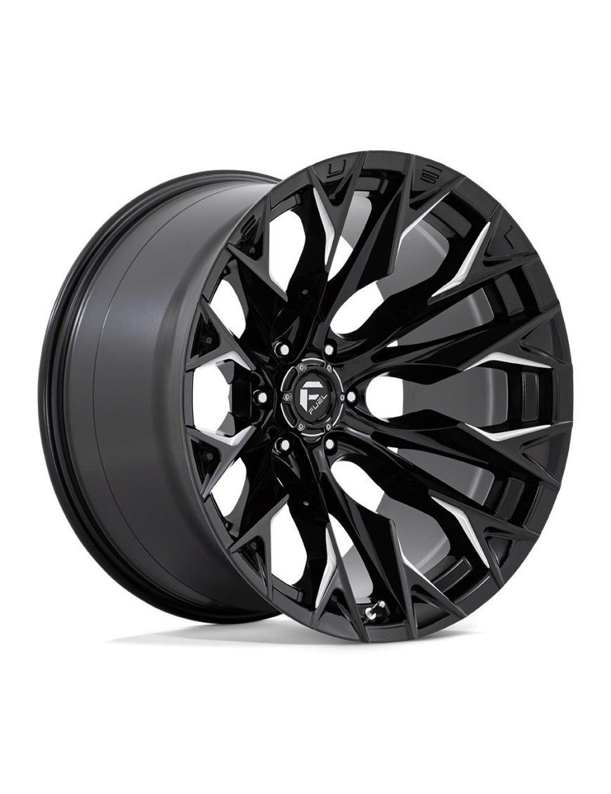 Felga aluminiowa D803 FLAME Gloss Black Milled FUEL