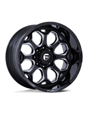 Felga aluminiowa FC862 SCEPTER Gloss Black Milled FUEL