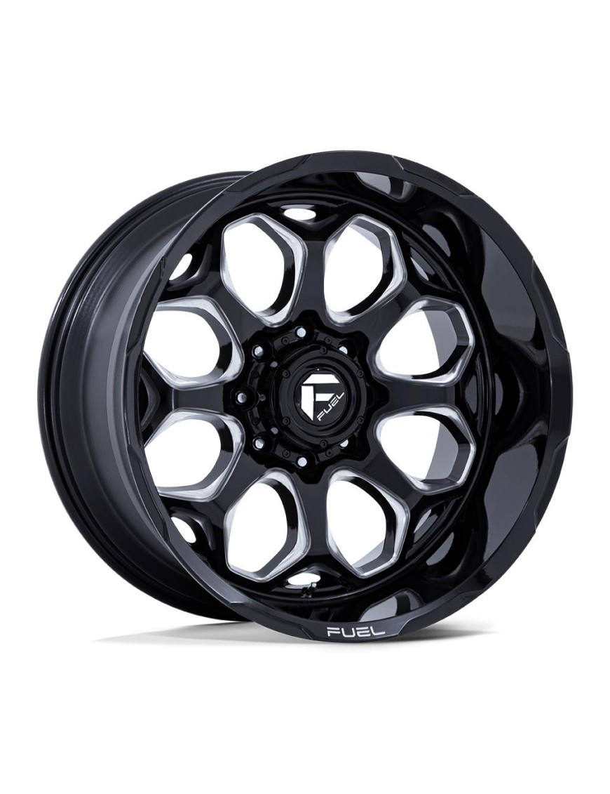 Felga aluminiowa FC862 SCEPTER Gloss Black Milled FUEL