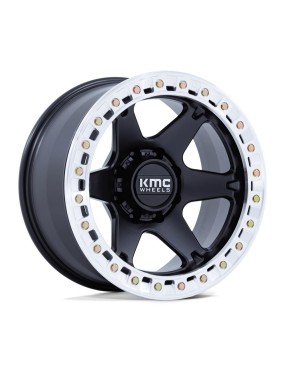 Felga aluminiowa KM238 VI BEADLOCK Satin Black W/ Machined Ring KMC