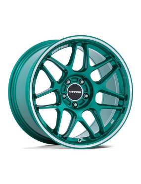 Felga aluminiowa MR158 TSUBAKI Hokkaido Green W/ Machined Lip MOTEGI RACING
