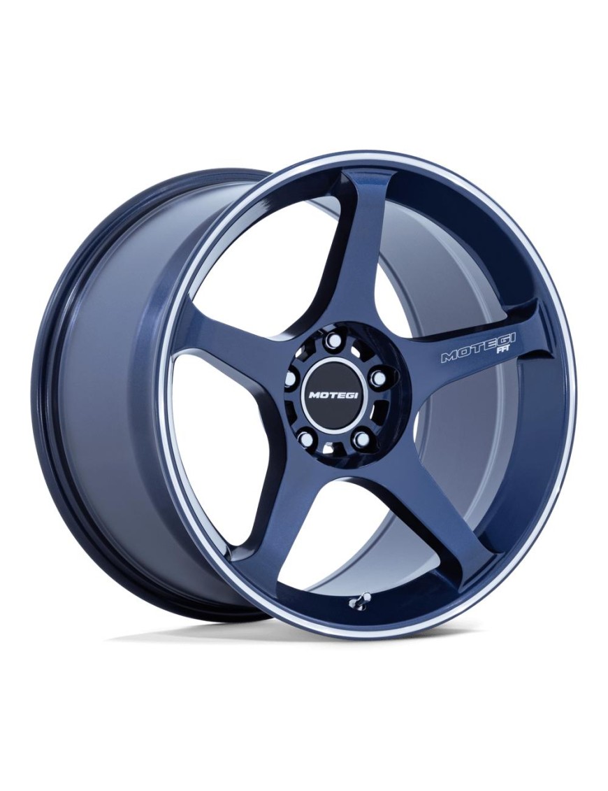 Felga aluminiowa MR159 BATTLE V Obsidian Blue W/ Machined Lip Stripe MOTEGI RACING