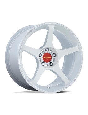 Felga aluminiowa MR159 BATTLE V Matsuri White Pearl W/ Machined Lip Stripe MOTEGI RACING