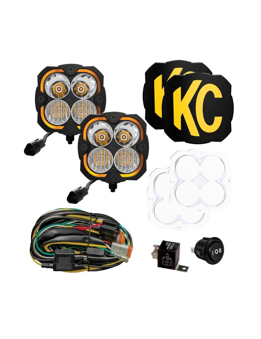 KC 5" FLEX ERA 4 ZSW Set 80W Combo Lampy LED | Szekla4x4.pl