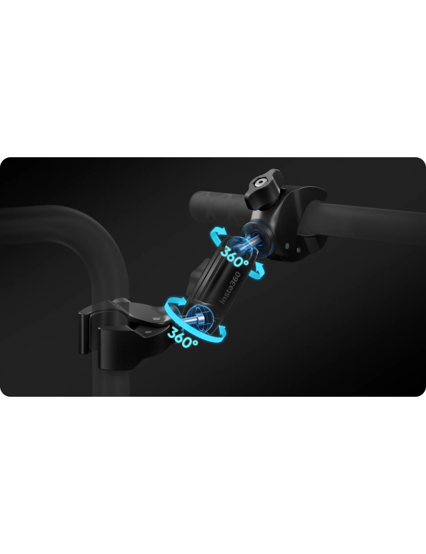 Insta360 Motorcycle Selfie Stick Support Clamp - uchwyt do Insta 360 | Szekla4x4.pl Insta360 Motorcycle Selfie Stick Support Clamp - uchwyt do Insta 360 | Szekla4x4.pl