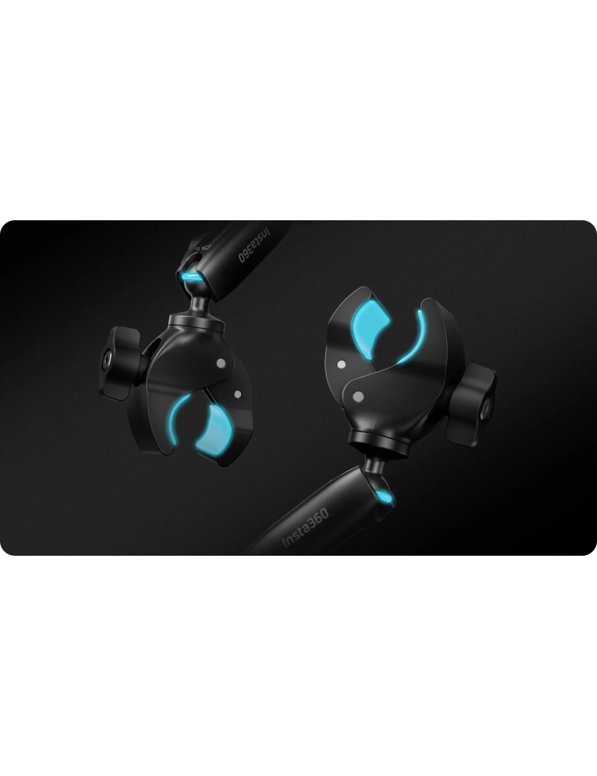 Insta360 Motorcycle Selfie Stick Support Clamp - uchwyt do Insta 360 | Szekla4x4.pl Insta360 Motorcycle Selfie Stick Support Clamp - uchwyt do Insta 360 | Szekla4x4.pl
