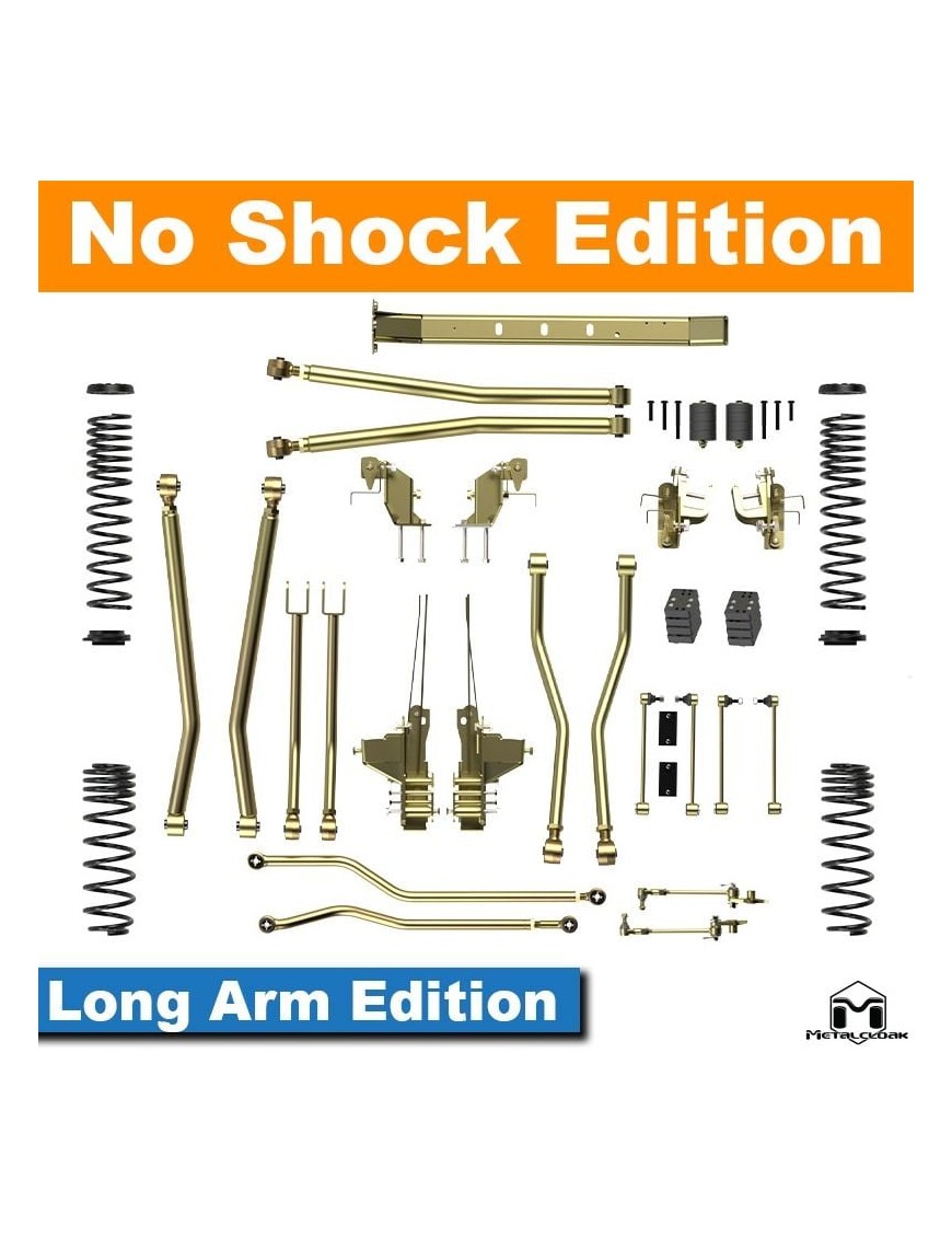 3,5" Lift 4-link Long Arm przykręcany Jeep Wrangler JLU 4D | Szekla4x4.pl