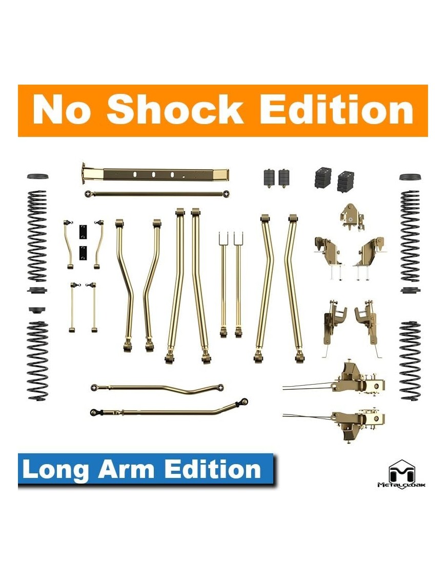 4,5" Lift 4-link Long Arm przykręcany Jeep Wrangler JLU 4D | Szekla4x4.pl