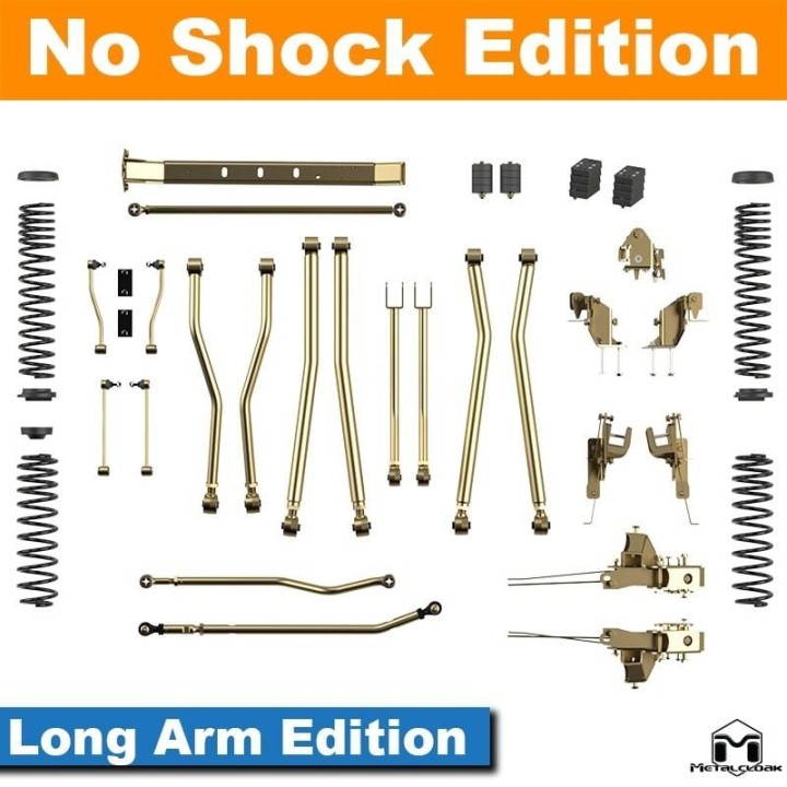 4,5" Lift 4-link Long Arm przykręcany Jeep Wrangler JLU 4D METALCLOAK