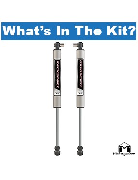 Komplet tylnych amortyzatorów Jeep Wrangler JL Rocksport Silver 2.0 2.5"-4,5" | Szekla4x4.pl