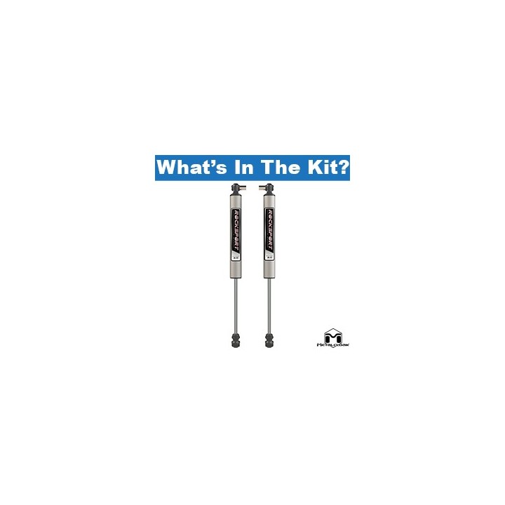 Komplet tylnych amortyzatorów Jeep Wrangler JL Rocksport Silver 2.0 2.5"-4,5" METALCLOAK - ujęcie 3