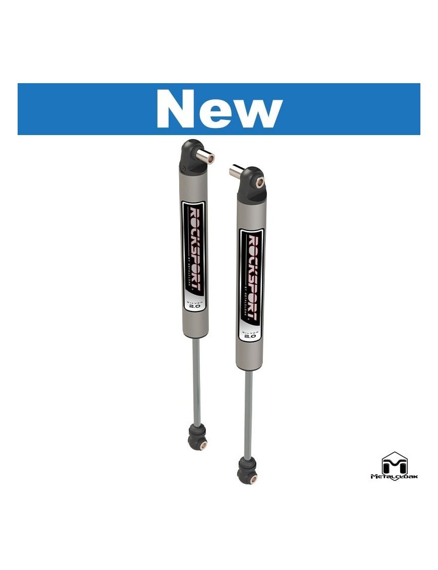 Komplet tylnych amortyzatorów Jeep Wrangler JL Rocksport Silver 2.0 2.5"-4,5" | Szekla4x4.pl
