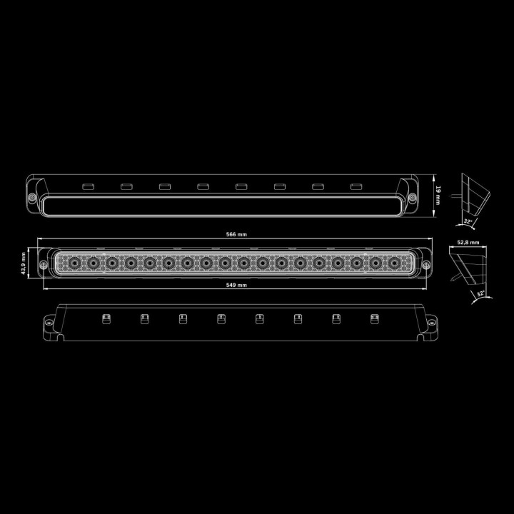 NUUK E-LINE SCENE LIGHT 80W | 8200 lm STRANDS - ujęcie 3